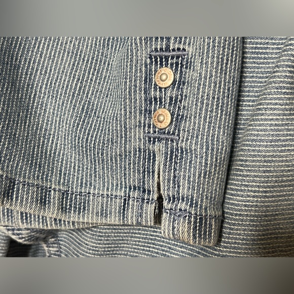 Gloria Vanderbilt All-Around Slimming Effect Striped Capri Women’s (Sz 18) - Picture 5 of 10